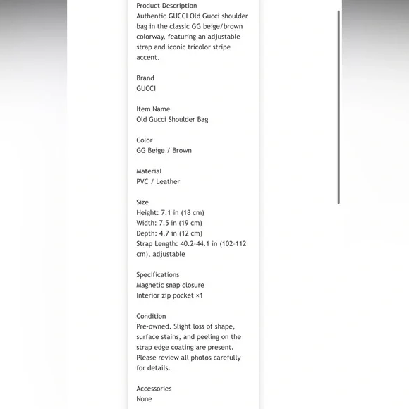 Gucci Brown and Cream Women's Bag - Picture 16 of 16